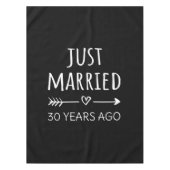 Vor 30 Jahren gerade verheiratet Tischdecke (Vorderseite)
