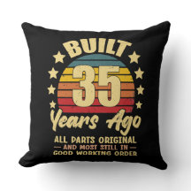 Vor 35 Jahren Originalteile 35. Geburtstag