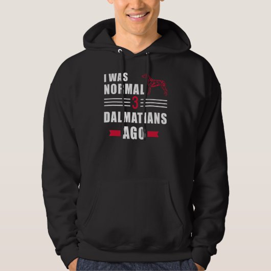 Vor 3 Dalmatinern war ich normal Hoodie (Vorderseite)
