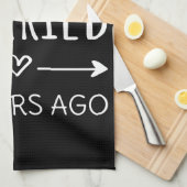 Vor 40 Jahren gerade verheiratet Geschirrtuch (Viertel Falte)