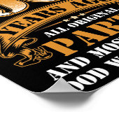 Vor 50 Jahren erbaut, alle Originalteile 50. Gebur Poster (Ecke)