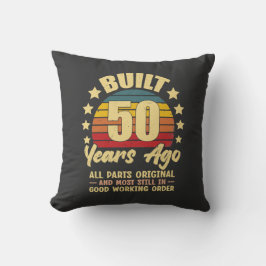 Vor 50 Jahren Gebaut Alle Teile Original 50. Gebur Kissen