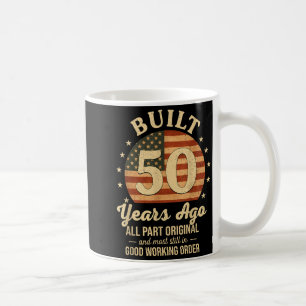 Vor 50 Jahren Gebaut Lustiger 50. Geburtstag Usa-F Kaffeetasse