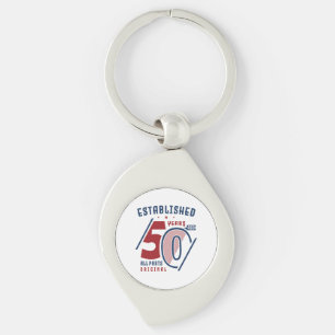 Vor 50 Jahren gegründet   Geburtstagsgeschenk Idee Schlüsselanhänger