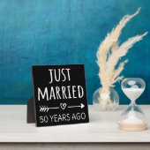 Vor 50 Jahren gerade verheiratet Fotoplatte (InSitu)