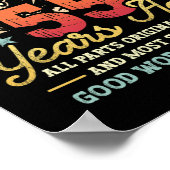 Vor 55 Jahren erbaut, alle Teile Original 55. Gebu Poster (Ecke)