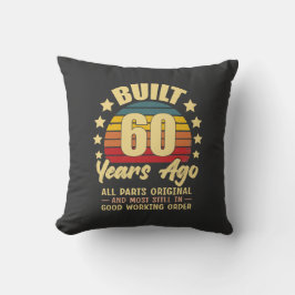 Vor 60 Jahren Gebaut Alle Teile Original 60. Gebur Kissen