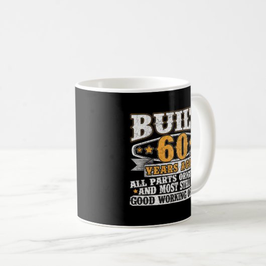 Vor 60 Jahren gebaut Kaffeetasse (VorderseiteRechts)