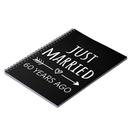 Vor 60 Jahren gerade verheiratet Notizblock (Linke Seite)