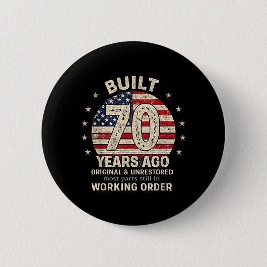 Vor 70 Jahren Gebaut Original Unrestauriert Funkti Button (Vorderseite)