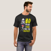 Vor 80 Jahren war ich der schnellste 80. Geburtsta T-Shirt (Vorne ganz)