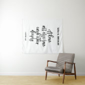 Vor allem andere Lieben einander tief verheiraten Wandteppich (Beispiel (Horizontal))