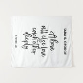 Vor allem andere Lieben einander tief verheiraten Wandteppich (Vorderseite (Horizontal))