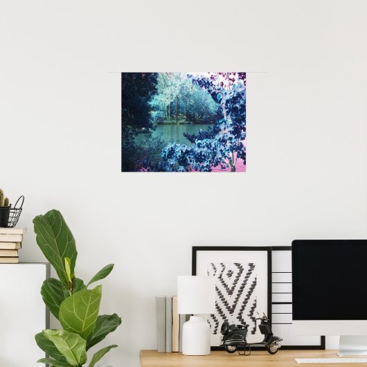 Vor allem Blue Lagoon Poster (Heimbüro)