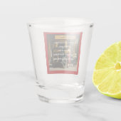 Vor Bonnie & Clyde - The Flapper Bank Robber Schnapsglas (Rückseite)
