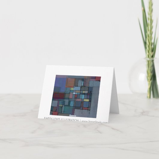 Vor Dämmerungs-abstrakter Kunst danke (Rückseite)