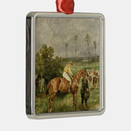 Vor dem Anfang 1890 Silbernes Ornament (Rechts)