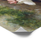 Vor dem Bad von William Bougereau Poster (Ecke)