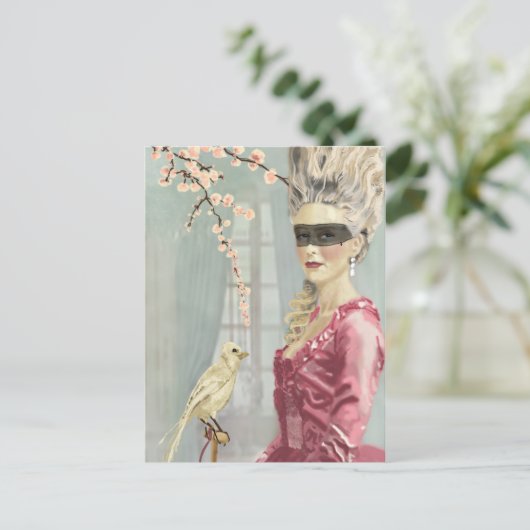 Vor dem Ball Postkarte (Stehend Vorderseite)