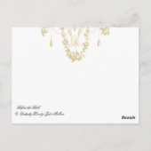 Vor dem Ball Postkarte (Rückseite)