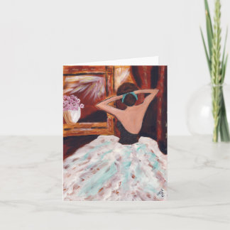 Vor dem Ballett Dankeskarte