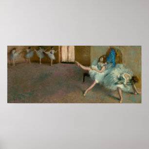 Vor dem Ballett - Edgar Degas Fine Art Poster