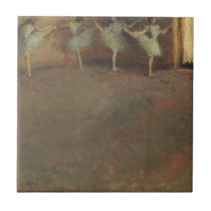 Vor dem Ballett von Edgar Degas, Vintage Fine Art Fliese