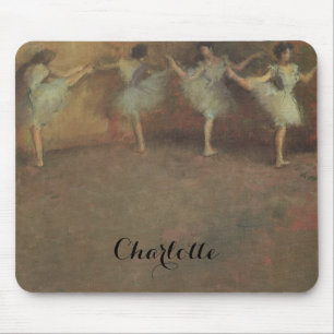 Vor dem Ballett von Edgar Degas, Vintage Fine Art Mousepad