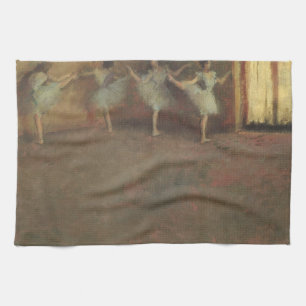 Vor dem Ballett von Edgar Degas, Vintage Kunst Geschirrtuch