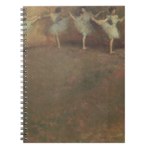 Vor dem Ballett von Edgar Degas, Vintage Kunst Notizblock