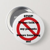 Vor dem Berühren ich stoppen Sie Gespräch zu Button (Vorne & Hinten)