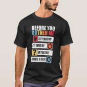 Vor dem Bother Me Sysadmin Administrator T-Shirt (Vorderseite)