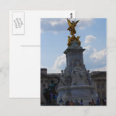 Vor dem Buckingham Palace Postkarte (Vorne/Hinten)
