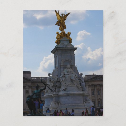 Vor dem Buckingham Palace Postkarte (Vorderseite)