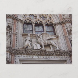 Vor dem Doges Palace, dem Markusplatz Postkarte