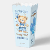 Vor dem ersten Geburtstag Gunst Teddy Bären person Geschenkschachtel (Rückseite)