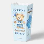 Vor dem ersten Geburtstag Gunst Teddy Bären person Geschenkschachtel (Vorderseite)