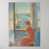 Vor dem Fenster von Henri Lebasque Poster (Vorne)