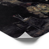 Vor dem Geständnis, 1877 Poster (Ecke)