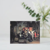 Vor dem Geständnis, 1877 Postkarte (Stehend Vorderseite)