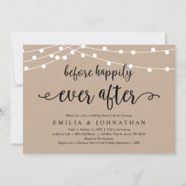 Vor dem glücklichen aller Tage, rustikales Probe D Einladung