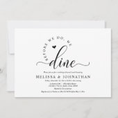 Vor dem glücklichen Ever nach Hochzeit Probe Abend Einladung (Vorderseite)