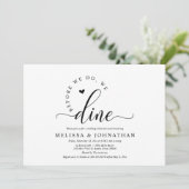 Vor dem glücklichen Ever nach Hochzeit Probe Abend Einladung (Stehend Vorderseite)