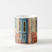 Vor dem griechischen Café Kaffeetasse (Mittel)