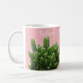 Vor dem Kaffee bin ich prickelig! Personalisiere Kaffeetasse (Links)