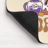 vor dem Kaffee heiß Mousepad (Ecke)