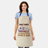 vor dem Kaffee heiß Schürze (Getragen)