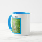 Vor dem Kaffee, nach dem Kaffee, lustiges Eichhörn Tasse (Vorderseite Links)