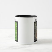 Vor dem Kaffee, nach dem Kaffee, lustiges Eichhörn Tasse (Zentrum)