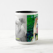 Vor dem Kaffee, nach dem Kaffee, schlampiger glück Tasse (Zentrum)